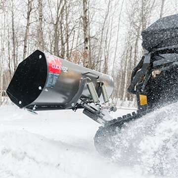 Kimpex CLICK nGO ATV CNG 2 Plow for Effortless Snow Removal
