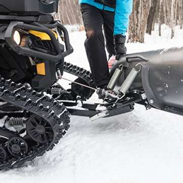 Kimpex CLICK nGO ATV CNG 2 Plow for Effortless Snow Removal