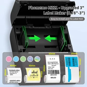Phomemo M221 Portable Label Maker Thermal Printer