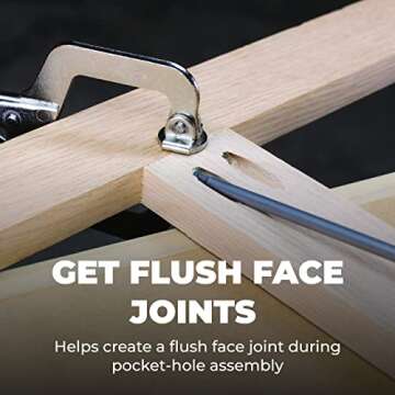 Kreg KHC-MICRO Face Clamp - 2 Inch - Workshop Face Clamp - Pocket Hole Clamp - Workshop Accessories - Home Improvement