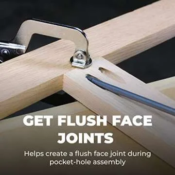 Kreg KHC-MICRO Face Clamp - 2 Inch - Workshop Face Clamp - Pocket Hole Clamp - Workshop Accessories - Home Improvement