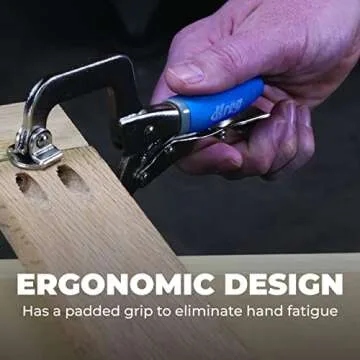 Kreg KHC-MICRO Face Clamp - 2 Inch - Workshop Face Clamp - Pocket Hole Clamp - Workshop Accessories - Home Improvement