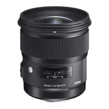 Sigma 24mm f/1.4 DG HSM Art Lens for Nikon F - Exceptional Optical Performance
