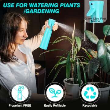 Continuous Spray Bottle for Hair and Home Use