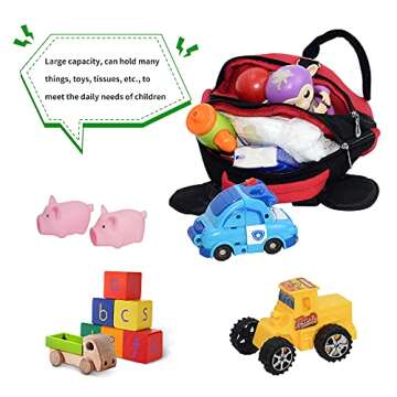 Baby Anti-Lost Harness, Yimidear Purified Cotton Toddler Safety Leash for Babies & Kids Boys and Girls (Red)