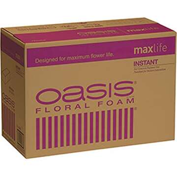 Oasis Instant Standard Floral Foam Bricks - Case of 48 - MaxLife Floral Foam - Wet Floral Foam Brick...