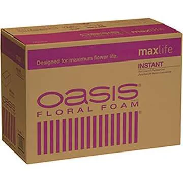 Oasis Instant Standard Floral Foam Bricks - Case of 48 - MaxLife Floral Foam - Wet Floral Foam Brick...