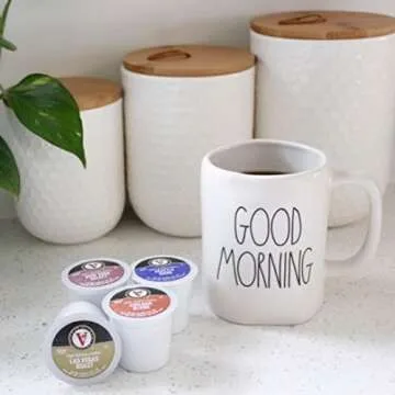 Victor Allen's Coffee Across America Variety Pack (Seattle Dark, New York Select, Chicago Blend, Las Vegas Roast), 96 Count, Single Serve Coffee Pods for Keurig K-Cup Brewers