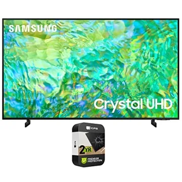 SAMSUNG UN65CU8000FXZA 65 inch Crystal UHD 4K Smart TV 2023 Bundle with 2 YR CPS Enhanced Protection...