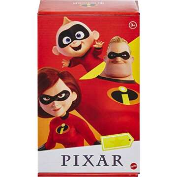 Mattel Disney and Pixar The Incredibles Action Figure, Mr Incredible Collectible Toy in Signature Lo...