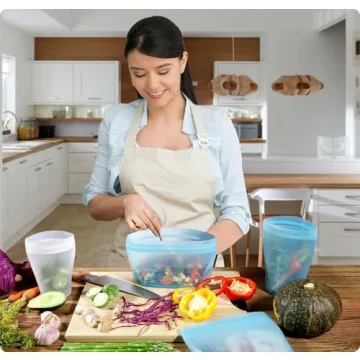Eco-Friendly Zip Standing Silicone Food Storage Bags