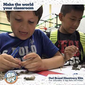 Owl Brand Discovery Kits Jumbo Owl Pellets for Dissection