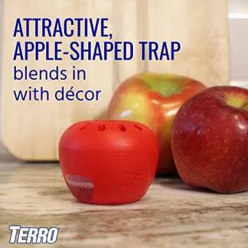 Terro T2503-3 Fruit Fly Trap for Easy Pest Control