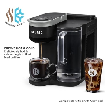 Enjoy Hot and Iced Drinks with Keurig K-Brew+Chill Coffee Maker