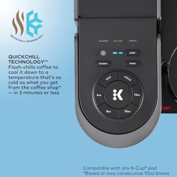 Enjoy Hot and Iced Drinks with Keurig K-Brew+Chill Coffee Maker