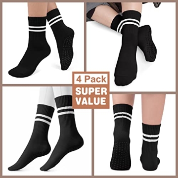 Comfortable Pilates Socks with Grips for Women