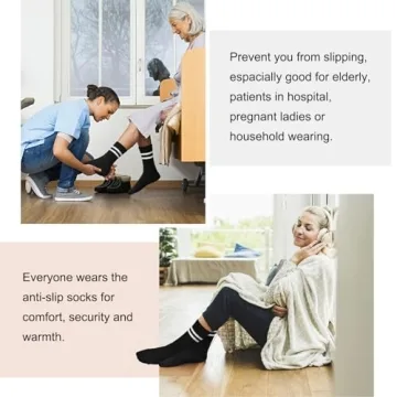 Comfortable Pilates Socks with Grips for Women