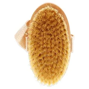 Fantasea Natural Bristle Body Brush - Gentle Exfoliation Tool