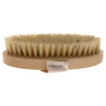 Fantasea Natural Bristle Body Brush - Gentle Exfoliation Tool