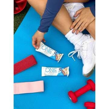 ONE Protein Bars, Birthday Cake, Gluten Free with 20g Protein and 1g Sugar, Pantry Staples, 2.12 oz (12 Count)