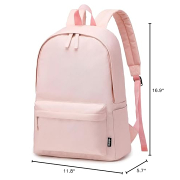 abshoo Lightweight Girls Backpack for School in Pink