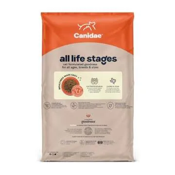 Canidae All Life Stages Premium Dry Dog Food for All Breeds, Multi-Protein Recipe with Chicken, Turkey & Lamb Meals Recipe, 40 lbs, For All Ages & Multi-Dog Homes