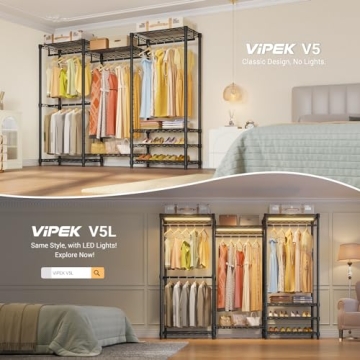 VIPEK V5 Portable Closet - Adjustable & Sturdy Rack
