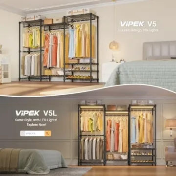 VIPEK V5 Portable Closet - Adjustable & Sturdy Rack
