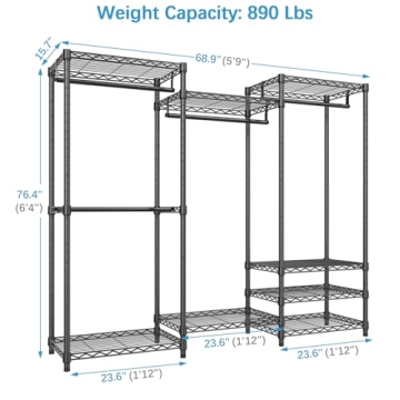 VIPEK V5 Portable Closet - Adjustable & Sturdy Rack