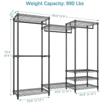 VIPEK V5 Portable Closet - Adjustable & Sturdy Rack
