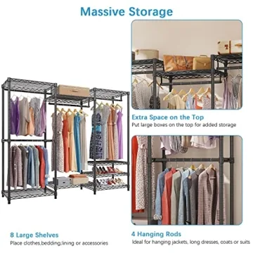 VIPEK V5 Portable Closet - Adjustable & Sturdy Rack