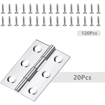 Durable Stainless Steel Hinges for DIY Projects