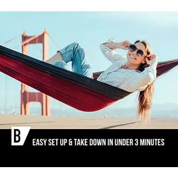 Bear Butt Double Camping Hammock for Adventurers