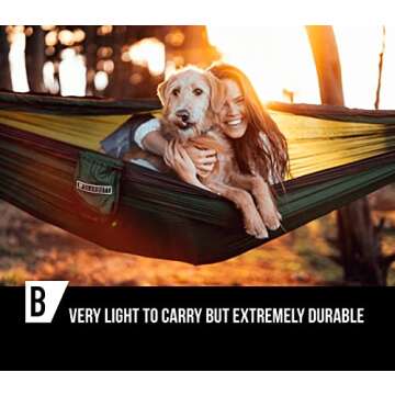Bear Butt Double Camping Hammock for Adventurers