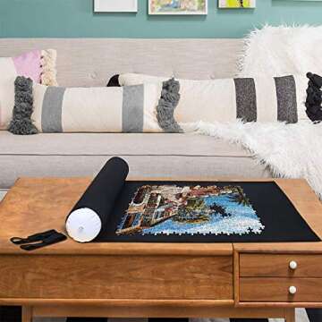Jigsaw Puzzle Mat Roll Up for Easy Storage & Transport