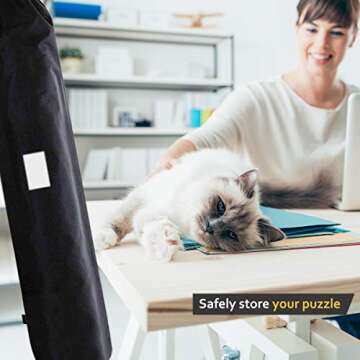 Jigsaw Puzzle Mat Roll Up for Easy Storage & Transport