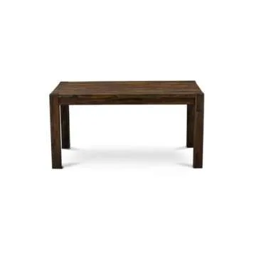 East West Furniture CN6-07-T Celina Dining Room Table - Rectangle Rustic Farmhouse Table , 36x60 Inch, Jacobean