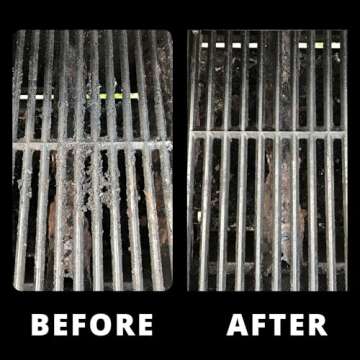 Grill Rescue BBQ Replaceable Scraper Cleaning Head, Bristle Free - Durable and Unique Scraper Tools for Cast Iron or Stainless-Steel Grates, Barbecue Cleaner (Non Scraper Brush)