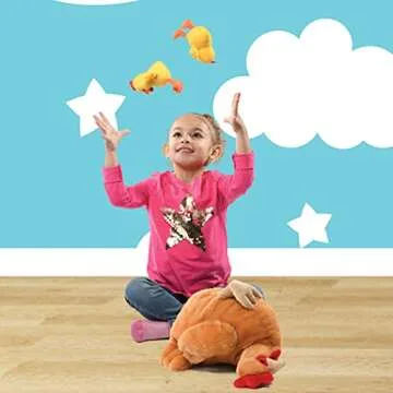 PREXTEX Hen Toy - Adorable Plush Chicken with Chicks