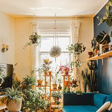 RELBRO 50 Pcs Heavy Duty Bronze Screw Hooks Indoor Outdoor