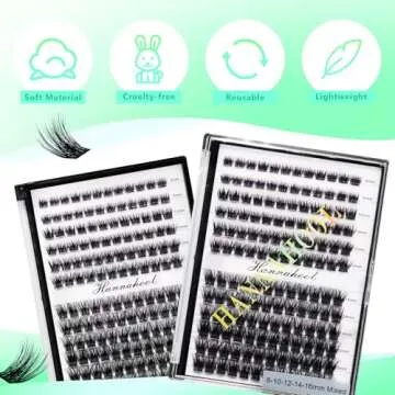 Hannahool 12rows-Mixed False Eyelashes for Dramatic Looks