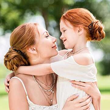 6 Piece Metal Hair Side Combs Hair Fork Clip Teeth Hair Pin Stick for Updo Bun, U Shape for Vintage ...