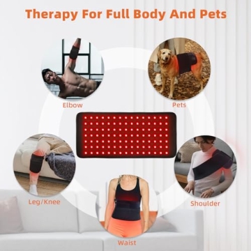 Hedynshine Red Light Therapy Pad for Pain Relief and Recovery