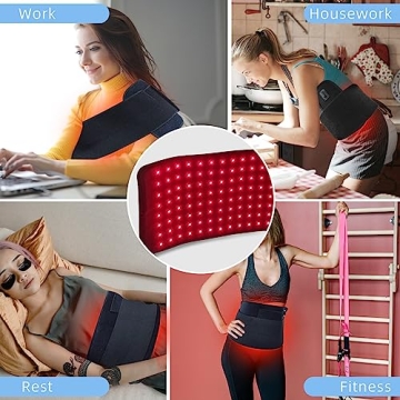 Hedynshine Red Light Therapy Pad for Pain Relief and Recovery