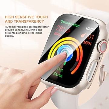 Haojavo 16 Pack Protective Cases for Apple Watch 45mm