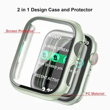 Haojavo 16 Pack Protective Cases for Apple Watch 45mm