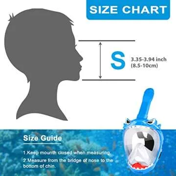 Kids Zipoute Snorkel Mask - Safe 180° View for Adventures