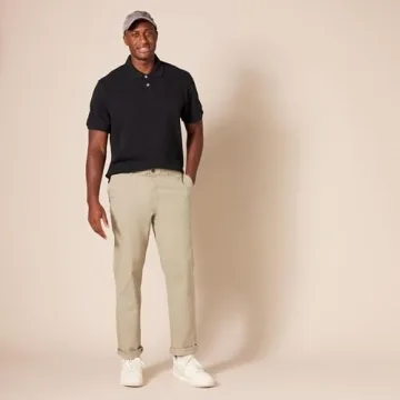 Amazon Essentials Slim-Fit Stretch Chinos – Tan 32W x 33L