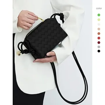 Trendy Woven Crossbody Bag for Women Stylish Handbag