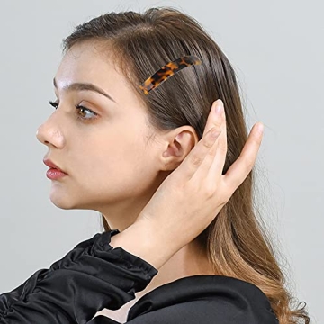Stylish 6 Pcs Tortoise Shell Hair Barrettes for Women